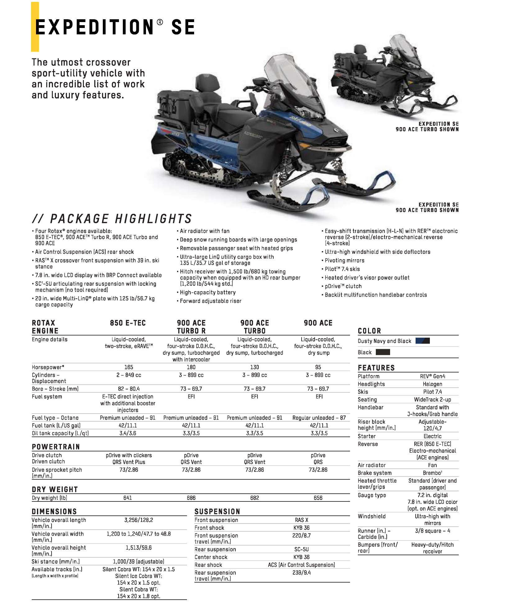 2025 Ski-Doo Expedition SE