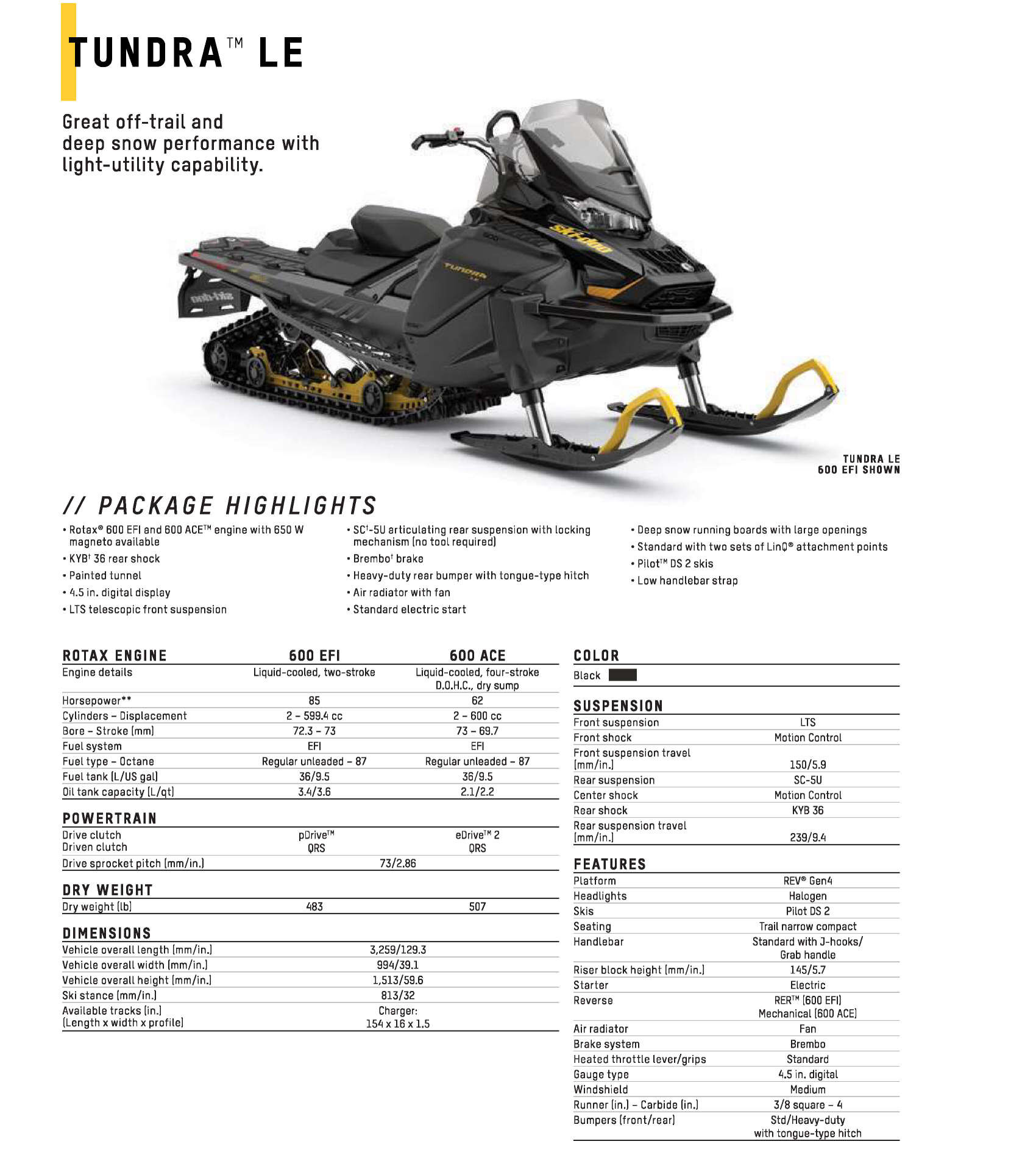 2025 Ski-Doo Tundra LE