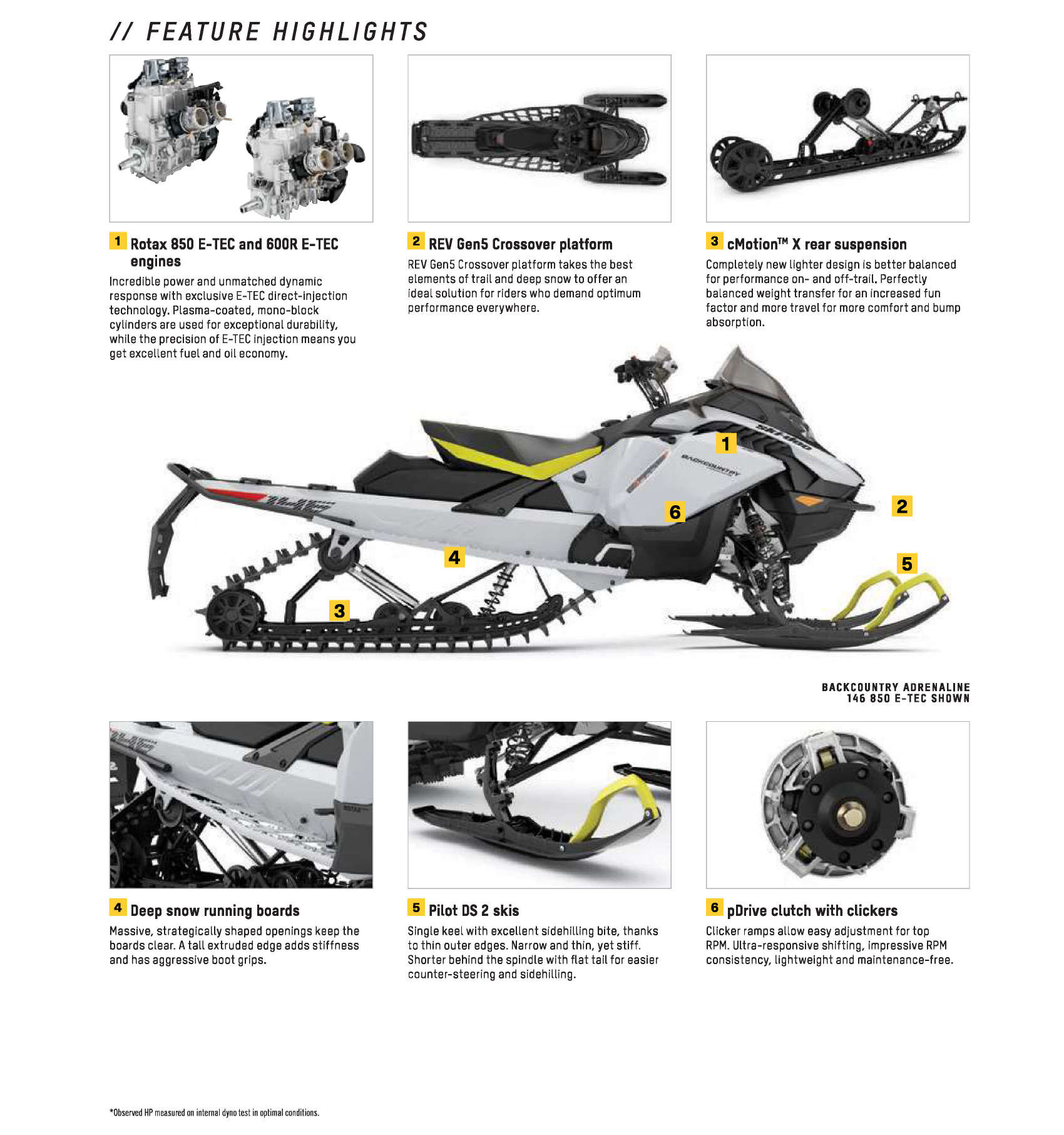 2025 Ski Doo Specs Backcountry Adrenaline