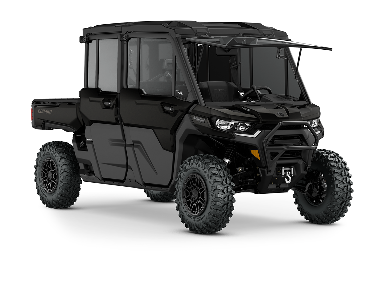 ORV SSV MY25 Defender MAX LoneStarCAB HD10 Stealth Black 0006LSC00 Studio 34FR NA