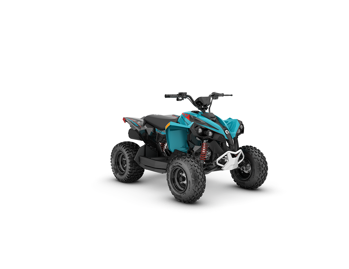 ORV MY26 ATV Renegade STD 70EFI Iceberg Blue Black 0003KTB00 STUDIO 34FR NA